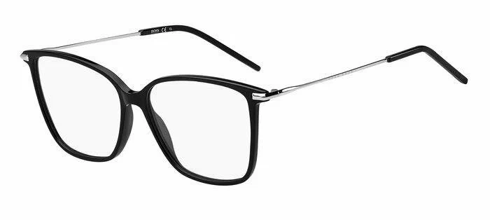 Женская оправа для очков Hugo Boss BOSS 1330 807, цвет: черный, прямоугольные, ацетат