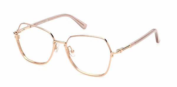 Женская оправа для очков Guess by Marciano GM 380 028, цвет: золотой, шестиугольные, металл