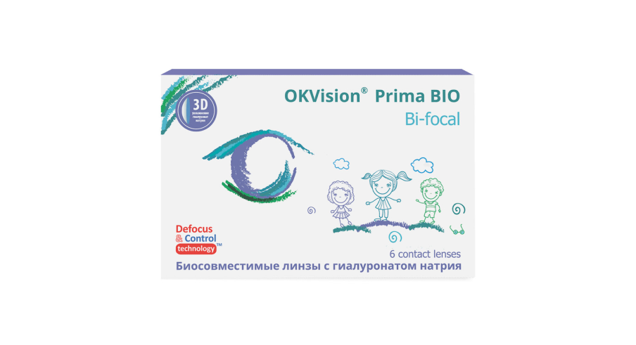 PRIMA ВIO Bi-focal design, 6 линз