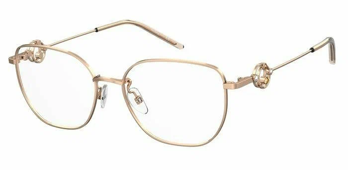 Женская оправа для очков Pierre Cardin P.C. 8881 DDB, цвет: золотой, панто, металл