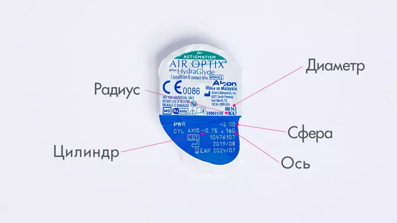 AIR OPTIX plus HydraGlyde For Astigmatism (3 линзы)