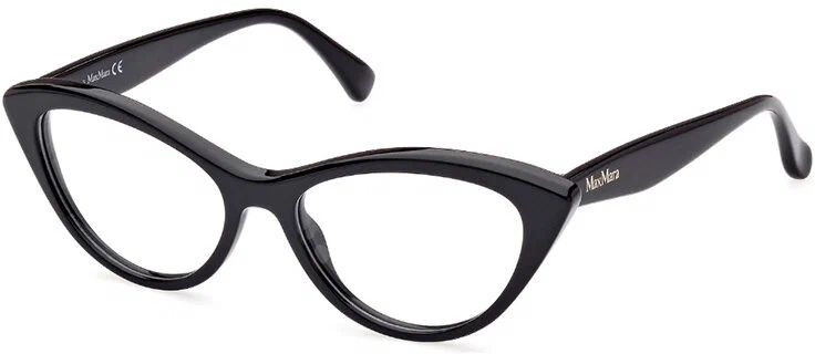 Женская оправа для очков Max Mara MM 5083 001, цвет: черный, кошачий глаз, пластик