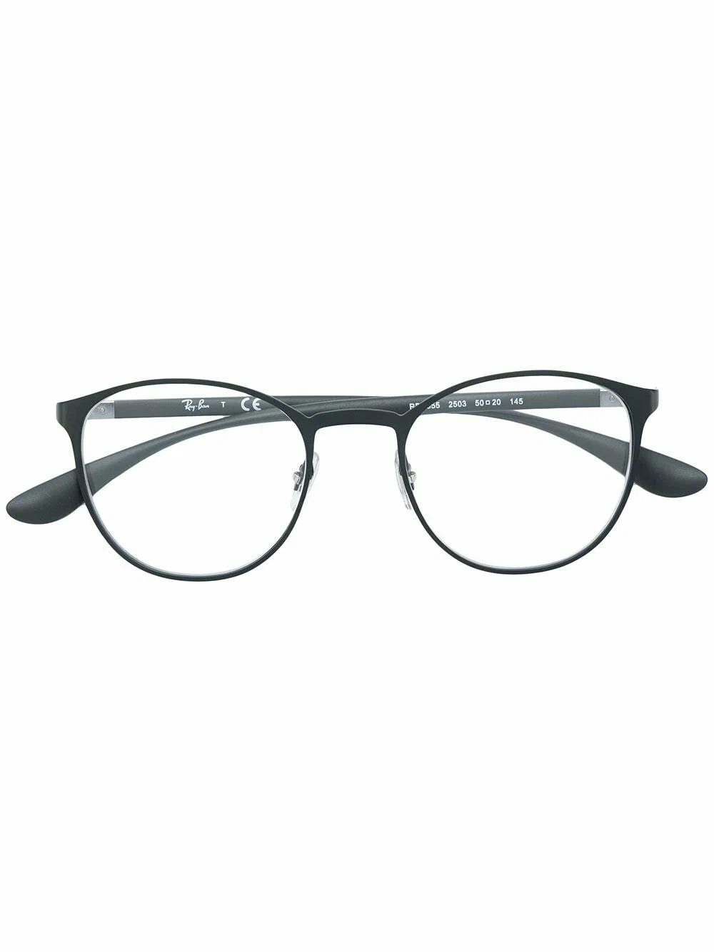 Ray-Ban - очки круглой формы - Унисекс - 47 - Черный
