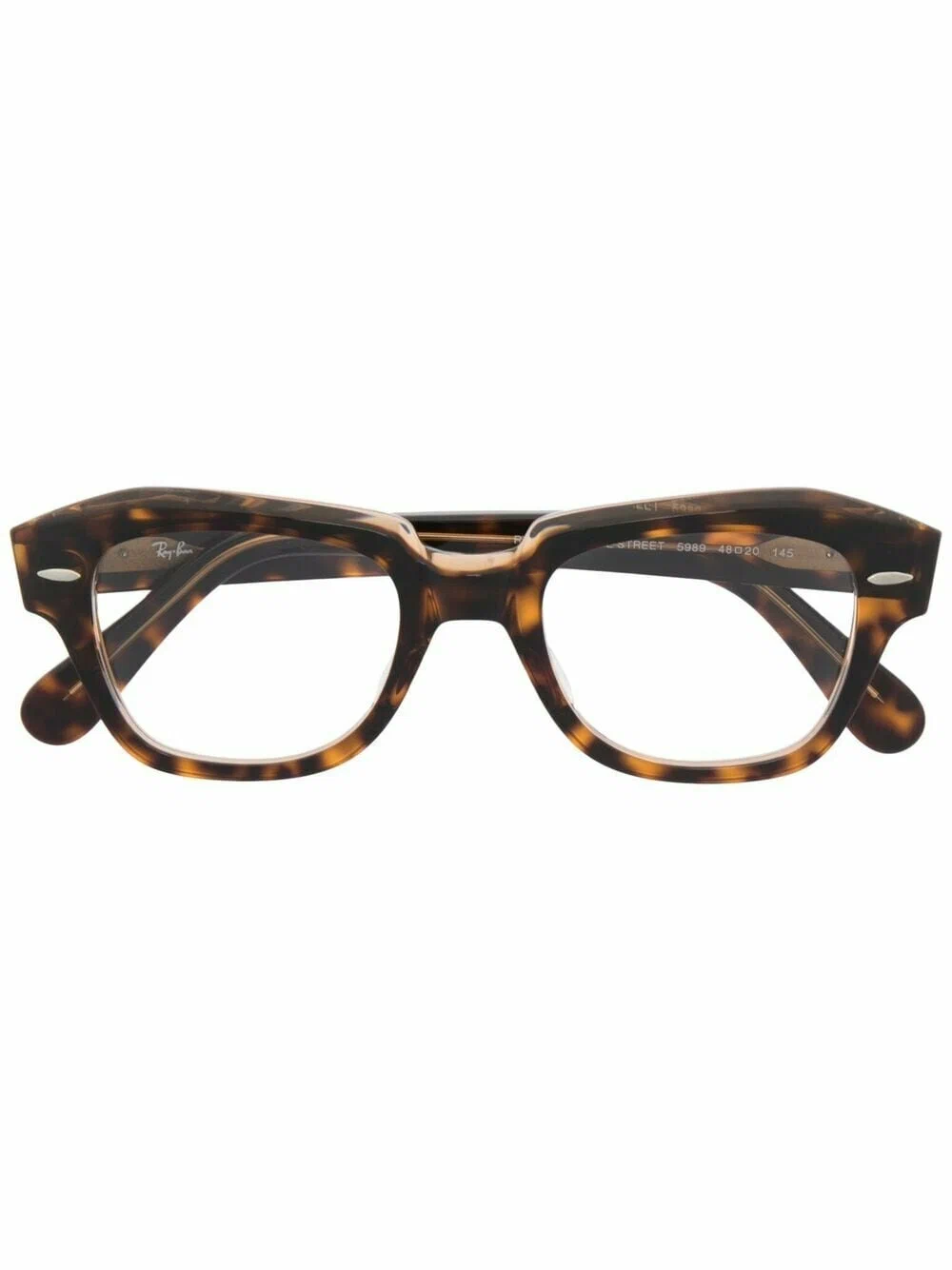 Ray-Ban - Солнцезащитные очки State Street - Унисекс - 48 - Коричневый