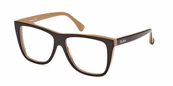 Женская оправа для очков Max Mara MM 5096 050, цвет: коричневый, квадратные, пластик