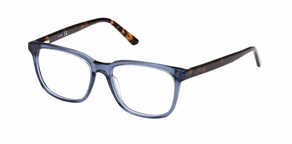 Мужская, женская оправа для очков Guess GU 8269 090, цвет: синий, квадратные, пластик