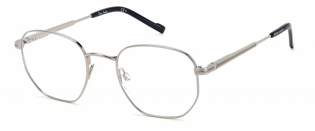 Мужская оправа для очков Pierre Cardin P.C. 6884 6LB, цвет: серый, панто, металл